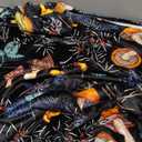 Mushroom Hooded Blanket Mushrooms Gifts for Women Soft Fleece Flannel Dark Wild Forest Mushrooms Throw Wearable Blanket All Season Plant Blankets for Bed Decorative 50"x40" for Kid