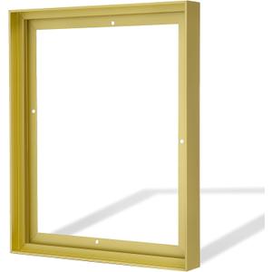 CANFRAVAS Canvas Frame 24x48, DIY Metal Canvas Floater Frame, 1.5" Deep Canvas Floating Frame,Frames for Canvas Art, Floater Frame for Canvas Painting, Floating Frame for Canvas (Light Gold,24"x48")