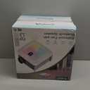 Bathroom Exhaust Fan with Light, Bluetooth Speaker, Odor & Humidity Sensors, 230 CFM Quiet Ceiling Fan with 3 Dynamic RGB Lighting, 3CCT - Remote App Control - Compatible with Alexa (Pro, White)