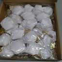 uxcell 24pcs Pure White Rose Boutonnieres Flower Buttonholes Pocket Boutonnieres Pins for Wedding Ceremony Anniversary Prom Formal Dinner Party