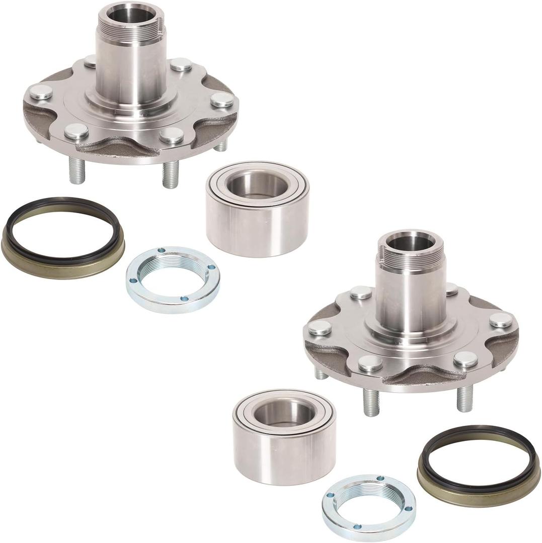 2 Front Wheel Hub Bearing Assembly Fit for Toyota 4 Runner 1996-2001 for Sequoia 2001-2007 for Tundra 2000-2006 for Tacoma 1999-2004 2WD Only,Will NOT fit 4WD #WH5170112W, NT517011