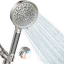 Cobbe Handheld Filtered Shower Head - Filters >99% Chlorine - Advanced 2.0 Carbon System - Water Softening Beads for Hard Water - Relieves Dry, Itchy Skin - Brushed Nickel