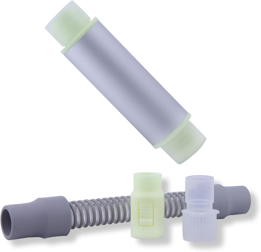 Cpap Pipeline Muffler Accessories, Physical Noise Reduction, Can EffectivelyReduce 80% of Noise, Equipped with Cpap Pipeline Adapter and Silent Sponge, Quiet Sleep