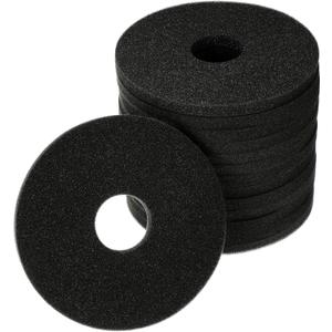 Treela Bar Rimmer Sponges Replacement Glass Rimmer Sponges Margarita Salt Rimmer Sponges Cocktail Glass Rimmer Sponges for Lime Juice, Black(16 Pieces)