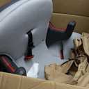 UPPAbaby Alta V2 High Back Booster Seat/Seven-Position, Active Support Headrest for Growing Children/SecureFit Integrated Belt Guide + Positioner/Cup Holder Included/Iris (Grey Mlange/Lavender), MFD 12/15/2025, Do Not Use After 12/25/2035