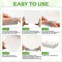 Marsui 60 Pack Sport Ball Food Trays Softball Basketball Ice Hockey Golf Disposable Paper Food Boats Holder Paper Trays for Sport Balls Birthday Decorations Game Family Dinner Favors(Golf Ball)