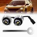 L1B TF1 Switchback LED Fog Light Bulbs for 2020+ Hon'da Civic Accord CR-V Ridgeline Passport Acu'ra Integra Dual Color 6000K Xenon White/3000K Amber Yellow Super Bright Led Fog Driving Lamp Bulb