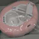 Tablet Pillow Stand, Compatible with 5"-12.9" Kindle, iPad, Phone/Tablet, Google, Samsung, 360 Rotating Phone Holder for Bed, Soft Plush Fabric, Detachable Bowl, Reading and Relaxation on Bed, Pink