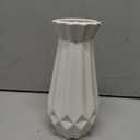 22" Artificial Flowers and Vase Set Indoor Home Decoration,Gladiolus and Zantedeschia Mixed Bouquet Faux Blossom, White Style Fake Flowers,Window Table Shelf Wedding Floral Party Home Decor