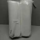 AAAAAcessories D-Shaped Chair Cushions, 2" Thick Dining Chair Pads with Ties and Removable, Machine-Washable Cover, 17" x 16", Set of 2, Light Gray