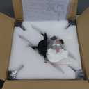 4-Light Lantern Pendant Light,Black Wood Cage Farmhouse Chandelier for Kitchen Island,12'' Rustic Metal Geometric Hanging Lighting Fixture for Kitchen Island Dining Room Bedroom Foyer Entry