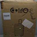 Coolife Luggage 4 Piece Set Suitcase Spinner Hardshell Lightweight TSA Lock