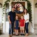 Anniversary Eagle Wreath for Door