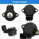 84377721 Transfer Case Two Four Wheel Drive Actuator Position Sensor for Cadillac Escalade Chevrolet Silverado Tahoe, for GMC Sierra Yukon Suburban Replaces# 19133159 19302454 23488090