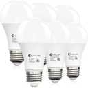 evelor 6-Packs A19 LED Light Bulbs, 100 Watt Equivalent Daylight 5000K Bright Bulbs Efficient 13W, 1500 Lumens E26 Base, Non-Dimmable, 15000-Hour Lifespan for Bedroom, Living Room, Office