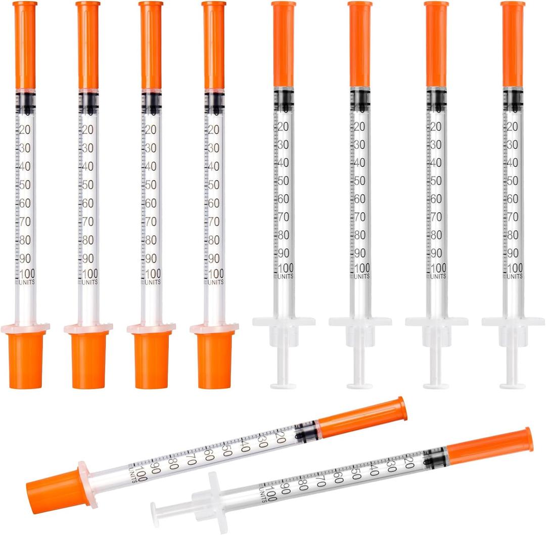 U-100 1ml 30G 5/16" Disposable Syringes, 30Pack