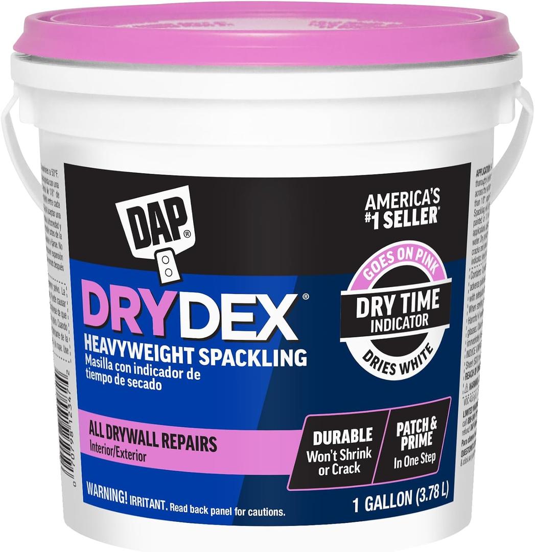 DAP 7079812347 Drydex Spackling Ga Raw Building Material, Pink/White