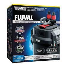 FLUVAL107Performance Canister Filter -For Aquariums Up to 30 Gallons -Aquarium Canister Filter