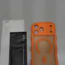 3 in 1 Magnetic for iPhone 17 Pro Max Case, Cute Wavy [Full Camera Protection][Fit for MagSafe] 1X Screen Protector+1X Wrist Strap, Anti-Slip Trendy Women Girly Case for iPhone 17 Pro Max 6.9", Orange