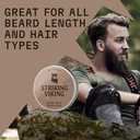 Striking Viking Beard Balm 2oz & Beard Butter 4oz Sandalwood Scent - Keep you Beard Hydrated and Refreshing