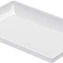 American Metalcraft MMP6 Mini Rectangle Plate, Melamine, White, 6-5/8" L, 1 Count (Pack of 1)