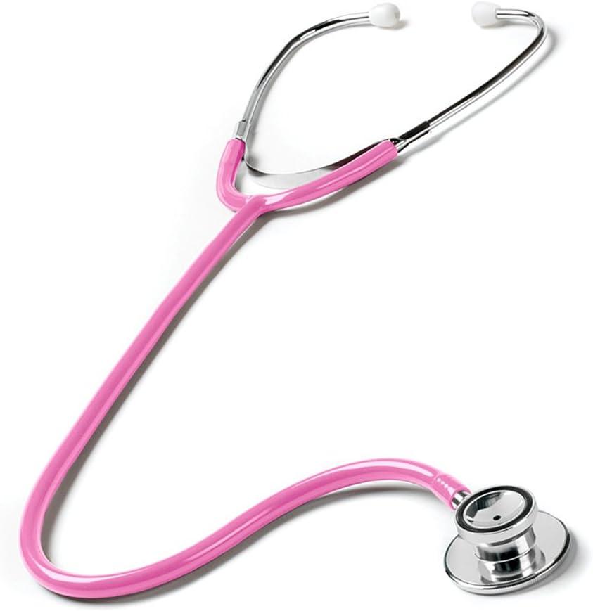 Prestige Medical Dual Head Stethoscope, Hot Pink, 3.6 Ounce