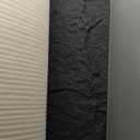 5-Pack 3D Faux Stone Wall Panels, PU Cement-Texture Wainscoting Panels for Interior Walls Waterproof & Lightweight, Covers 38.7 Sq.Ft, 47.2" x 23.6", for TV Wall, Living Room,Black, 47.24"L x 23.62"W