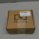 homdiy 25 Pack Brushed Nickel Cabinet Knobs Round Kitchen Handles Zinc Alloy Metal Hardware for Dresser Drawer Desk Cupboard