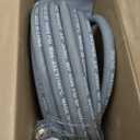 RIDGE WASHER Pressure Washer Hose 50 Feet X 3/8 Inch for Hot and Cold Water, with M22 14 mm to 3/8 Inch Quick Connect, 4000 PSI