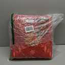 Yinhua Christmas 5x7 Area Rugs, Washable Rugs for Living Room, Grid Non-Slip Rug for Bedoom Christmas Large Area Rug Red Diamond Soft Floor Carpet for Dining Room Holiday Xmas Decorations