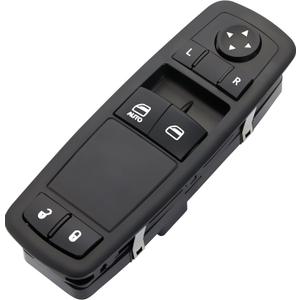 Master Power Window Switch Front Left Driver Side Compatible with 2012-2015 Dodge Grand Caravan Chrysler Town & Country|Replace OE#68110870AB,68110870AA,901-488,DWS2041(1AUTO,8+8 PINS)