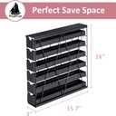 FlagShip 6-Tier Vertuo Pod Holder for Nespresso - 60+ Capsule Max Capacity Metal Rack, Ultra-Efficient Corner Storage Space Saving Design