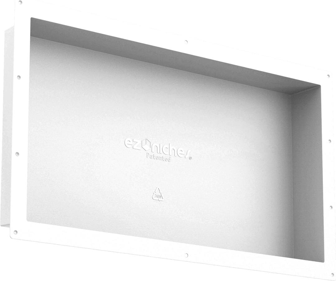 USA - Ready for Tile Niche Preformed Bathroom Recess It Shower Shampoo Shelf (16" X 32")