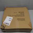 CleverMade Collapsible Wheeled Crate with Lid, 2-Wheels – Stable Rolling Crate with Handle and Large Wheels for Fragile Items, Heavy Loads and Easy Storage - 35L and 75lb Capacity, Black/Cream