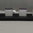 SineRise LED Modern Bathroom Vanity Light Fixtures (3-Light, 24-Inch), Matte Black Modern Acrylic Bathroom Wall Lighting Fixtures Over Mirror (Cool White 6000K), Matte Black 