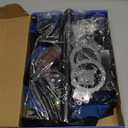 Tacobear Girls Police Officer Costume Cop Uniform Dress with Toy Accessories Birthday Cosplay Outfit Halloween Dress Up Set (S(5-6 years))