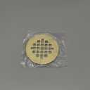Gold Brushed Snap-in Shower Drain Cover Replacement, Welsan Stainless Steel 4-1/4" OD Round Shower Strainer Grid Easy to Install