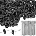 Solar Panel Guard Clips Animal Guard Fastener Animal Roll Kit Stainless Steel Fastener Clips for Solar Panel Bird Wire Pigeon Fence(300 Packs,25 mm)