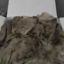 EverGrace Ultra Soft Luxury Fluffy Faux Rabbit Fur Throw Blanket, Thick Warm Bubble Throw for Bed, Cozy Plush Reversible Blankets for Couch, Chair, Sofa, Mocha Brown, 60x80 Inches