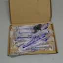 3ml Syringe Without Needle - 3 ml Small Plastic Syringes Sterile Individually Packed with Cap for Lab Medicine Student Measuring Liquid and Pet Dog Cat Baby Feeding Oral Colostrum ( 12 Pack 3cc /ml )