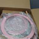 Astercook 21 Pcs Pots and Pans Non Stick Ceramic Cookware Set, Detachable Handles, RV Kitchen Cooking Set, Oven Safe, Induction Ready, Stackable, Pink