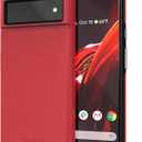 Crave for Google Pixel 6 Case, Shockproof Protection Dual Layer Case for Google Pixel 6 (6.4 inch) - Red