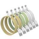iPhone Charger Cord, [Apple MFi Certified] Lightning Cable, 6Pack (3/3/6/6/6/10 FT) Nylon Braided USB Charging Cable for iPhone 14/13/12/11 Pro Max/XS MAX/XR/XS/X/8/7/6s Plus, iPad
