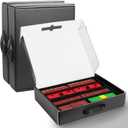 HO Gauge Model Train Storage Box, 4 Slots Horizontal Compatible with Model Railway locomotives, Wagons and Vehicles, HO Scale Train Accessories (3)