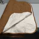 Ameritex Waterproof Dog Bed Cover Pet Blanket with Anti-Slip Back for Furniture Bed Couch Sofa, 30"x70", Brown