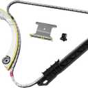 2.4 Ecotec Timing Chain Kit W/Tensioner 94201S Compatible with 2010-2017 Chevy Equinox Malibu, GMC Terrain, Buick Verano Regal Lacrosse, Saturn Aura/Vue,2.4L 2.0L 2.2#12680750 kit cadena de tiempo