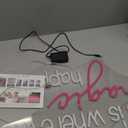 Large This Is Where The Magic Happens Neon Signs, Dimmable Neon Light Signs with ON/OFF Switch, LED Neon Light Sign for Living Room Home Gym Decor, Wedding Birthday Party Neon Sign, 25x13 Inch