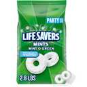LIFE SAVERS Mints, Bulk Hard Candy Wint-O-Green Breath Mints, 2.8 LBS Party Size (EXP 09/01/25)