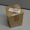 3.3" Wide Modern Farmhouse Metal Hurricane Candle Holder with Handmade Sturdy Glass Sleeve in Antique Brass for Pillar Candle & Plants, Glass Hurricane Lantern, Industrial, Minimalistic (3.3"x5.2")