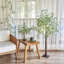 LITBLOOM Lighted Olive Branches 24IN 72 LED with Timer Battery Operated Lit Artificial Greenery for Wedding Party Spring Home Decoration Indoor Outdoor